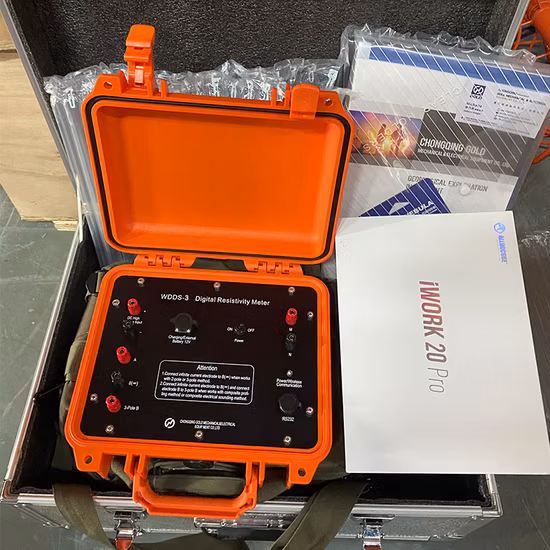 Детектор подземных вод 2D геофизическое оборудование Вертикальное электрическое зондирование Терраметр