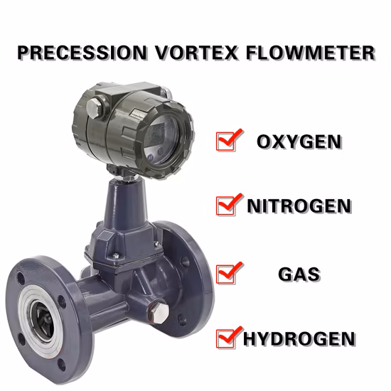 Klux 1'' интеллектуальный расходомер вихревой прецессии для воздуха /CO2/O2/N2